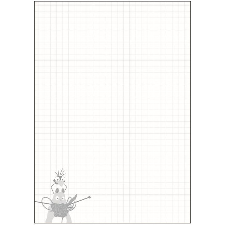 Carnet de notes B6 Leçon de tricot - Le Voyage de Chihiro