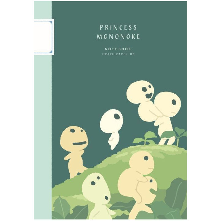 Carnet de notes B6 Kodama - Princesse Mononoké