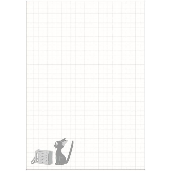 Carnet de notes B6 Jiji & radio - Kiki la petite sorcière