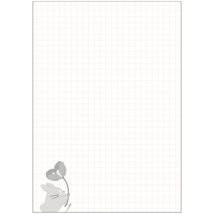 Carnet de notes B6 Totoro Coquelicot - Mon Voisin Totoro