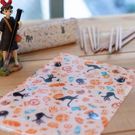 Chemise A4 avec 3 rabats Patisseries - Kiki la petite sorcière