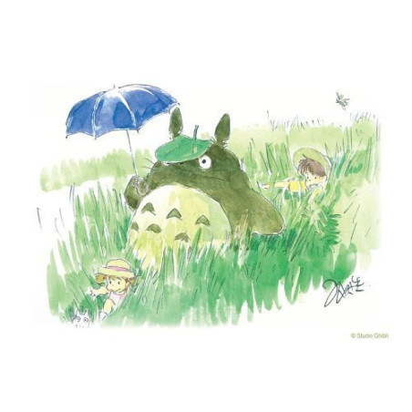 Watercolour Greeting cards 24 x 15,8 cm Mei & Totoro & Sakura - My Ne