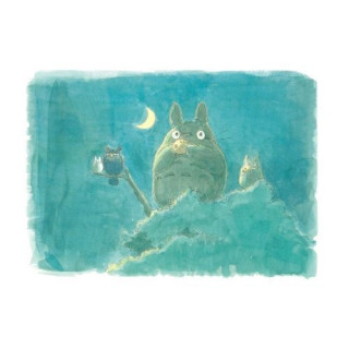 Carte de vœux aquarelle 24 x 15,8 cm Automne - Mon Voisin Totoro