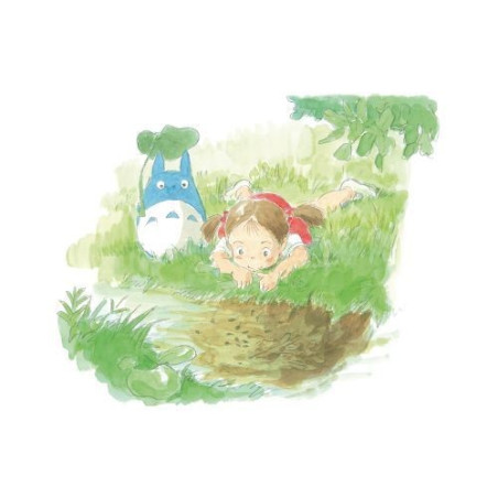 Watercolour Greeting cards 24 x 15,8 cm Summer - My Neighbor Totoro