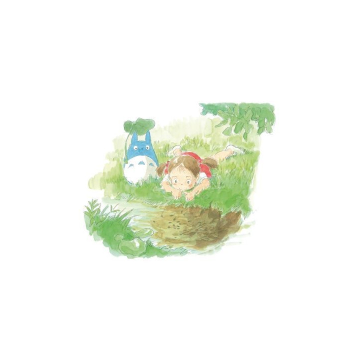 Carte de vœux aquarelle 24 x 15,8 cm Été - Mon Voisin Totoro