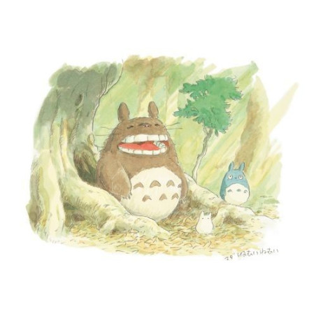 Watercolour Greeting cards 24 x 15,8 cm Spring - My Neighbor Totoro