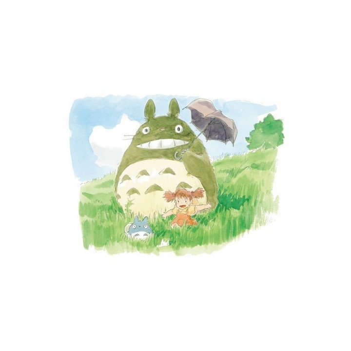 Carte de vœux aquarelle 24 x 15,8 cm Mei & Totoro - Mon Voisin Totoro