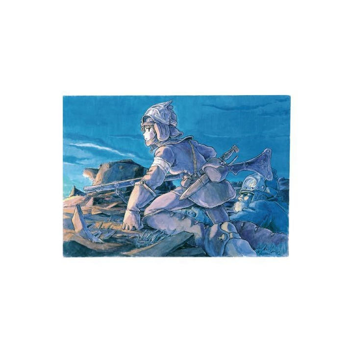 Carte de vœux aquarelle 24 x 15,8 cm Sur le front - Nausicaä