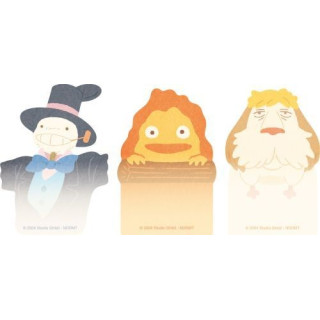 Bloc Memo Calcifer, Hihn & Navet - Le Château ambulant