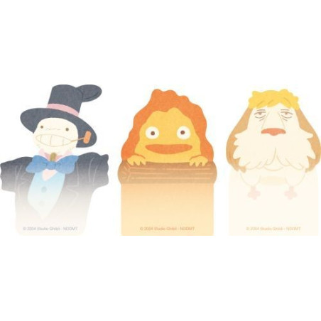 Memo Set Calcifer, Heen & Navet - Howl's Moving Castle