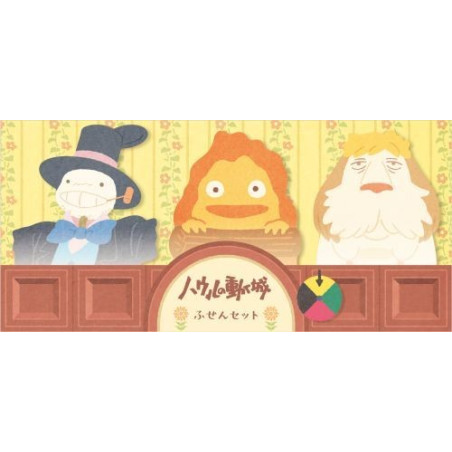 Memo Set Calcifer, Heen & Navet - Howl's Moving Castle