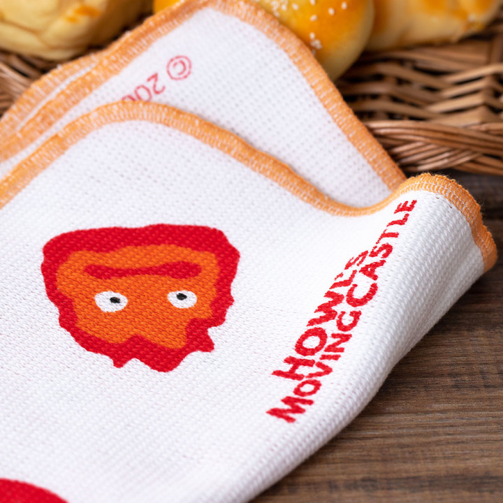 Set de 2 Torchons Calcifer - Le Château ambulant