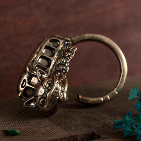Bague vintage Chatbus - Mon Voisin Totoro