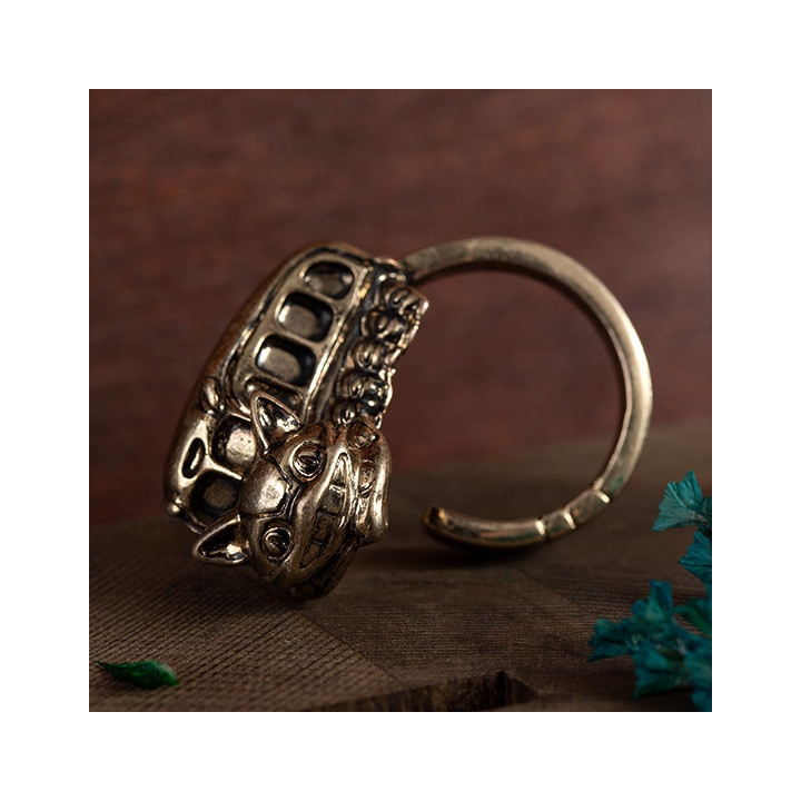 Bague vintage Chatbus - Mon Voisin Totoro