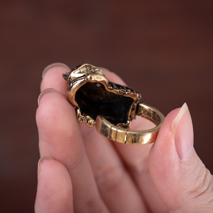 Bague vintage Chatbus - Mon Voisin Totoro