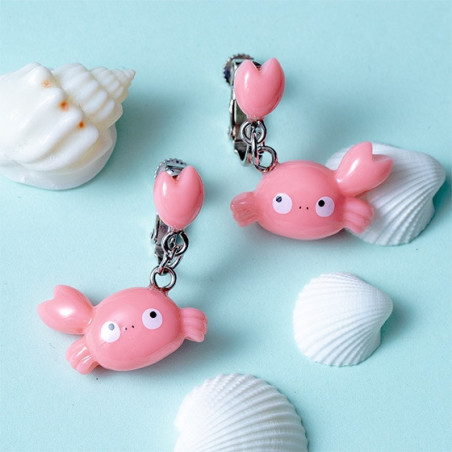 Boucle d’oreilles Clip Mei Crabe - Mon Voisin Totoro