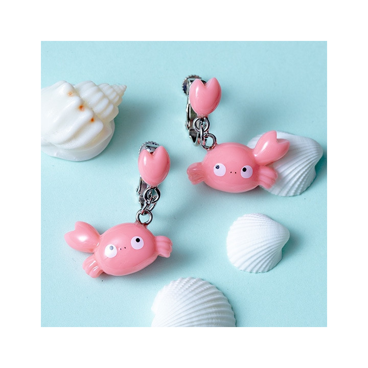 Boucle d’oreilles Clip Mei Crabe - Mon Voisin Totoro