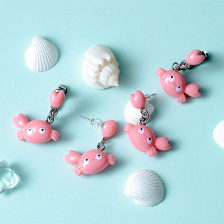 Boucle d’oreilles Clip Mei Crabe - Mon Voisin Totoro