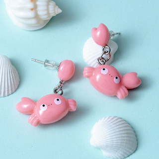 Boucles d’oreilles Mei crabe - Mon Voisin Totoro