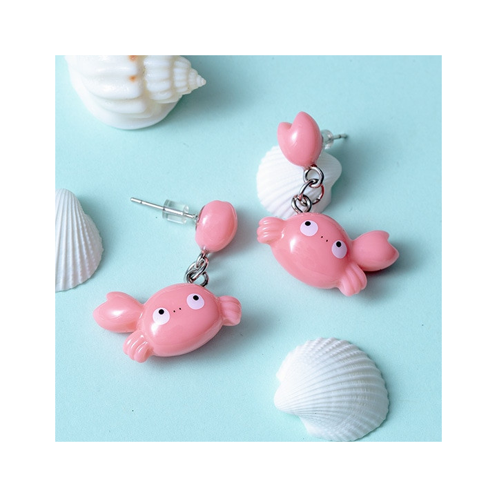 Boucles d’oreilles Mei crabe - Mon Voisin Totoro