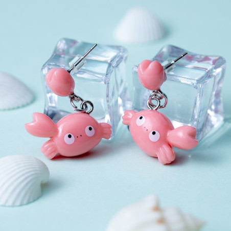 Boucles d’oreilles Mei crabe - Mon Voisin Totoro