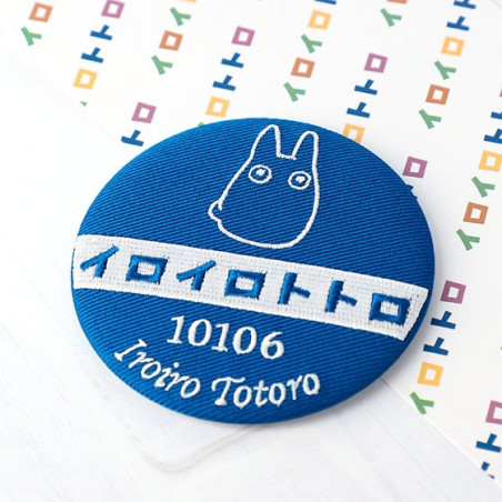 Miroir compact brodé Arrêt de bus -Mon Voisin Totoro