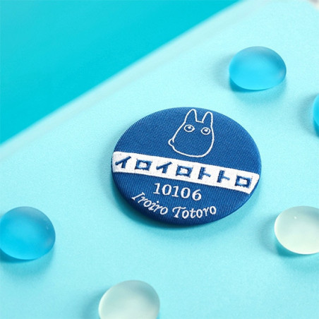 Miroir compact brodé Arrêt de bus -Mon Voisin Totoro