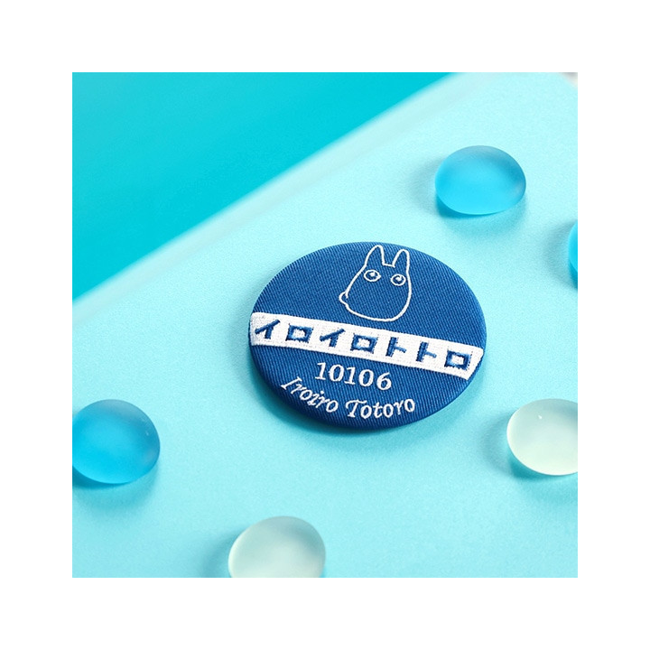 Miroir compact brodé Arrêt de bus -Mon Voisin Totoro