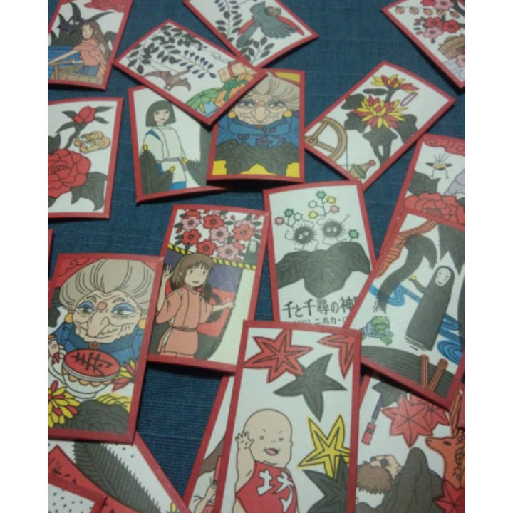 Cartes Hanafuda à Collectionner - Le Voyage de Chihiro
