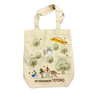 Tote bag avec patch Forêt de Totoro  - Mon Voisin Totoro
