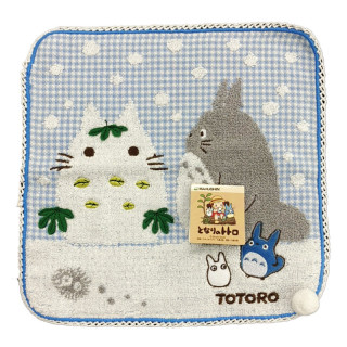 Mini Serviette Bonhomme de neige 25x25 cm - Mon Voisin Totoro