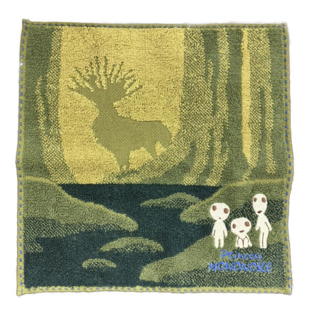 Mini Serviette Ombre du Dieu Cerf 25x25 cm - Princesse Mononoke