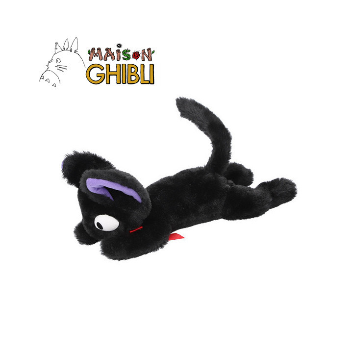 Peluche Nakayoshi Jiji allongée - Kiki la petite sorcière