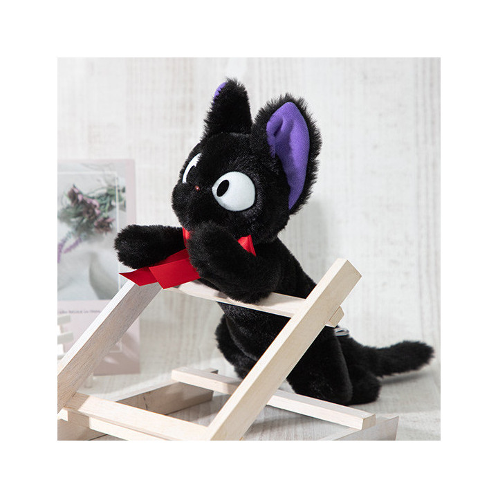 Peluche Nakayoshi Jiji allongée - Kiki la petite sorcière