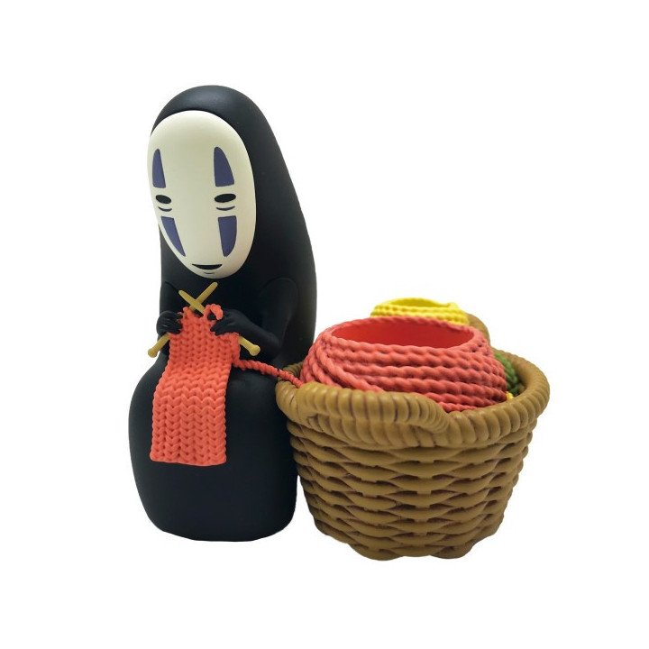 Figurine pot à crayon No Face tricote - Le Voyage de Chihiro
