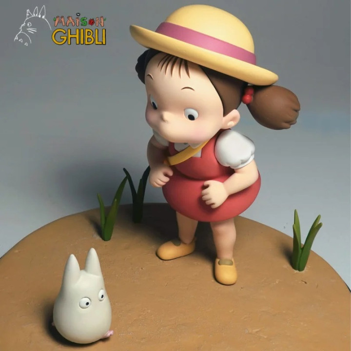 Statue Mei et petit Totoro - Mon Voisin Totoro