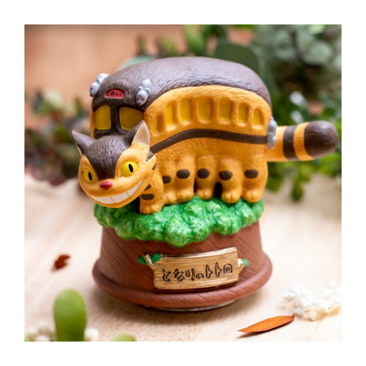 Grande Statue Musicale Chatbus - Mon Voisin Totoro