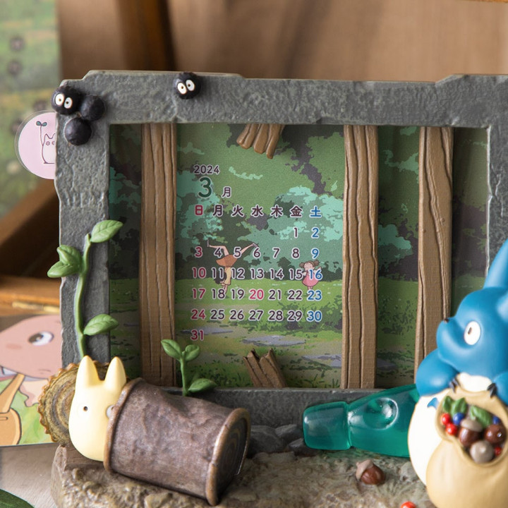 Diorama Calendar Totoro & Kusakabe House - My Neighbor Totoro