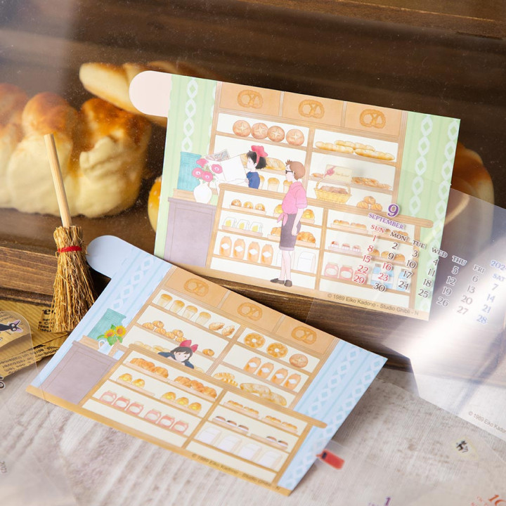 Diorama Calendrier Jiji Boulangerie - Kiki la petite sorcière