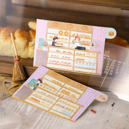 Diorama Calendar Jiji Bakery - Kiki's Delivery Service