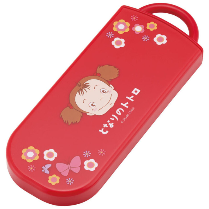 Set Baguettes Cuillère Fourchette Mei rouge - Mon Voisin Totoro