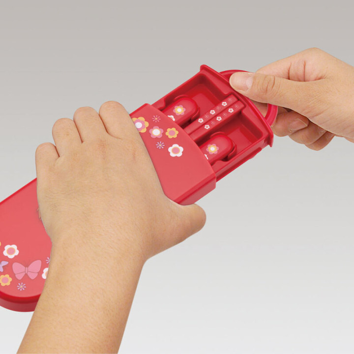 Set Baguettes Cuillère Fourchette Mei rouge - Mon Voisin Totoro