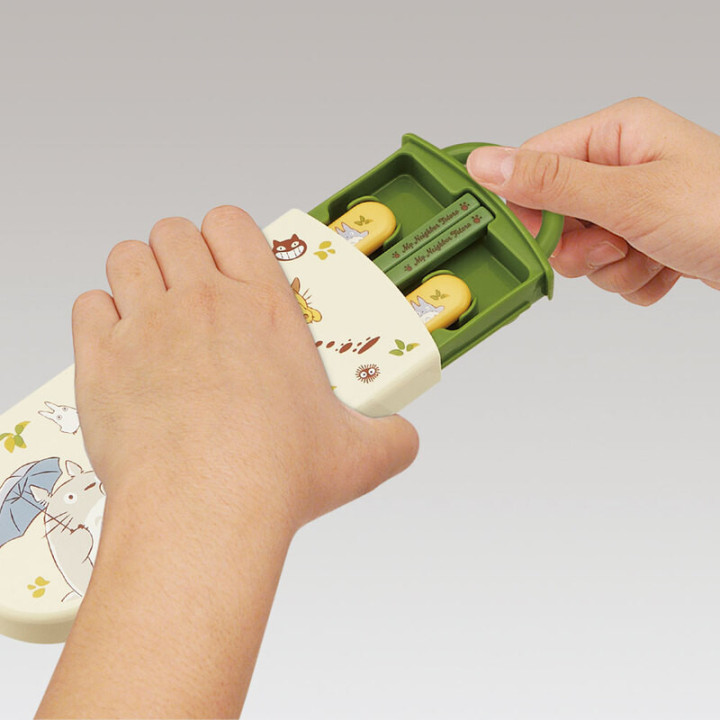 Set Baguettes Cuillère Fourchette Totoro & Chatbus - Mon Voisin Totor