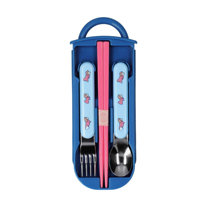 Set Baguettes Cuillère Fourchette Ponyo dans la mer - Ponyo sur la fa