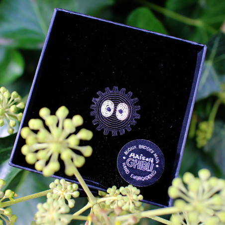 Broche Cannetille Noiraude - Mon voisin Totoro
