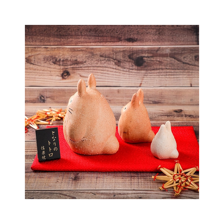 Trois Statuettes Totoro Shigaraki - Mon Voisin Totoro