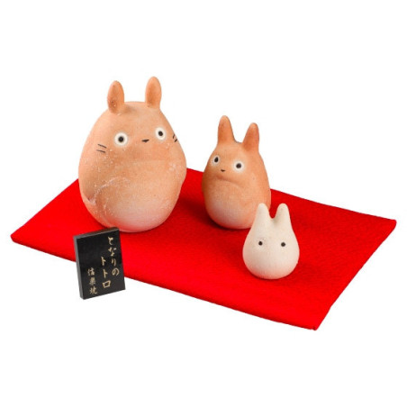 Trois Statuettes Totoro Shigaraki - Mon Voisin Totoro