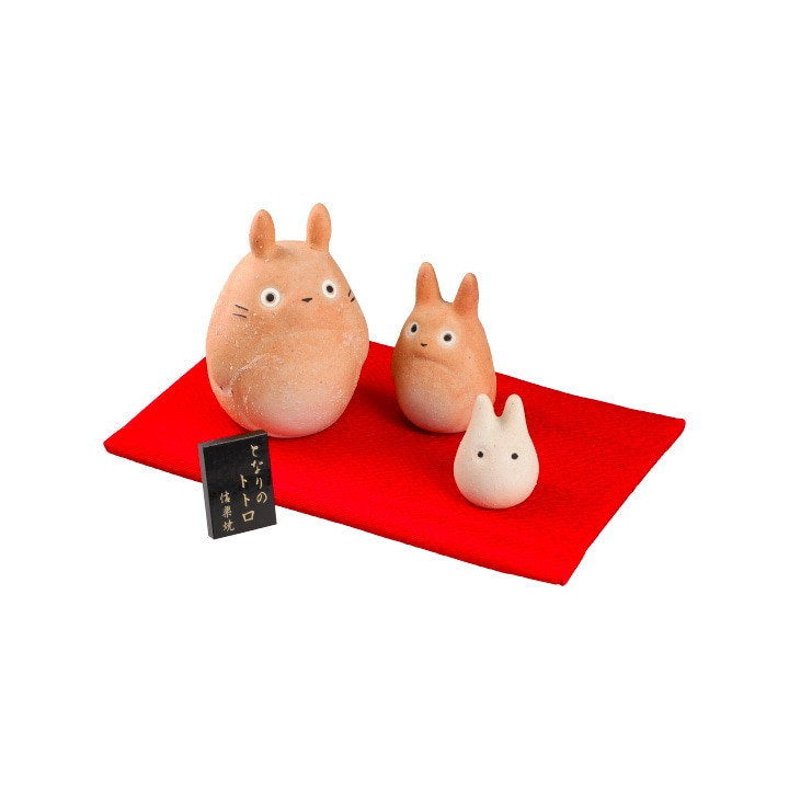 Trois Statuettes Totoro Shigaraki - Mon Voisin Totoro