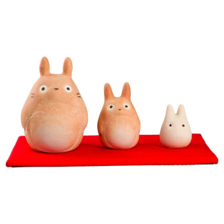 Trois Statuettes Totoro Shigaraki - Mon Voisin Totoro
