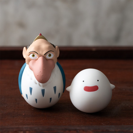 Pack 2 Figurines Roly-poly Héron & Warawara - Le Garçon et le Héron